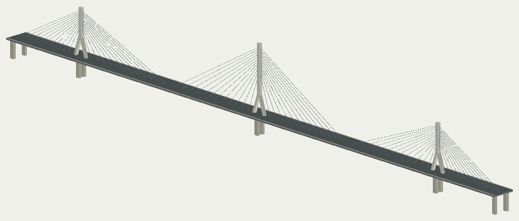 濟南建邦黃河大橋 · 模型預覽