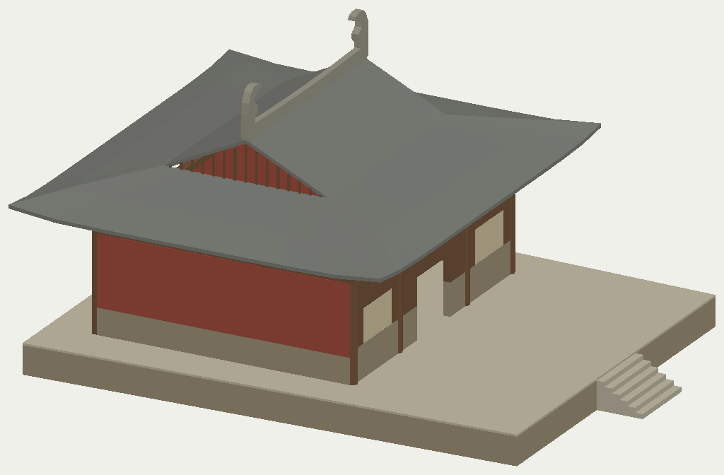 南禪寺大殿 · 模型預覽
